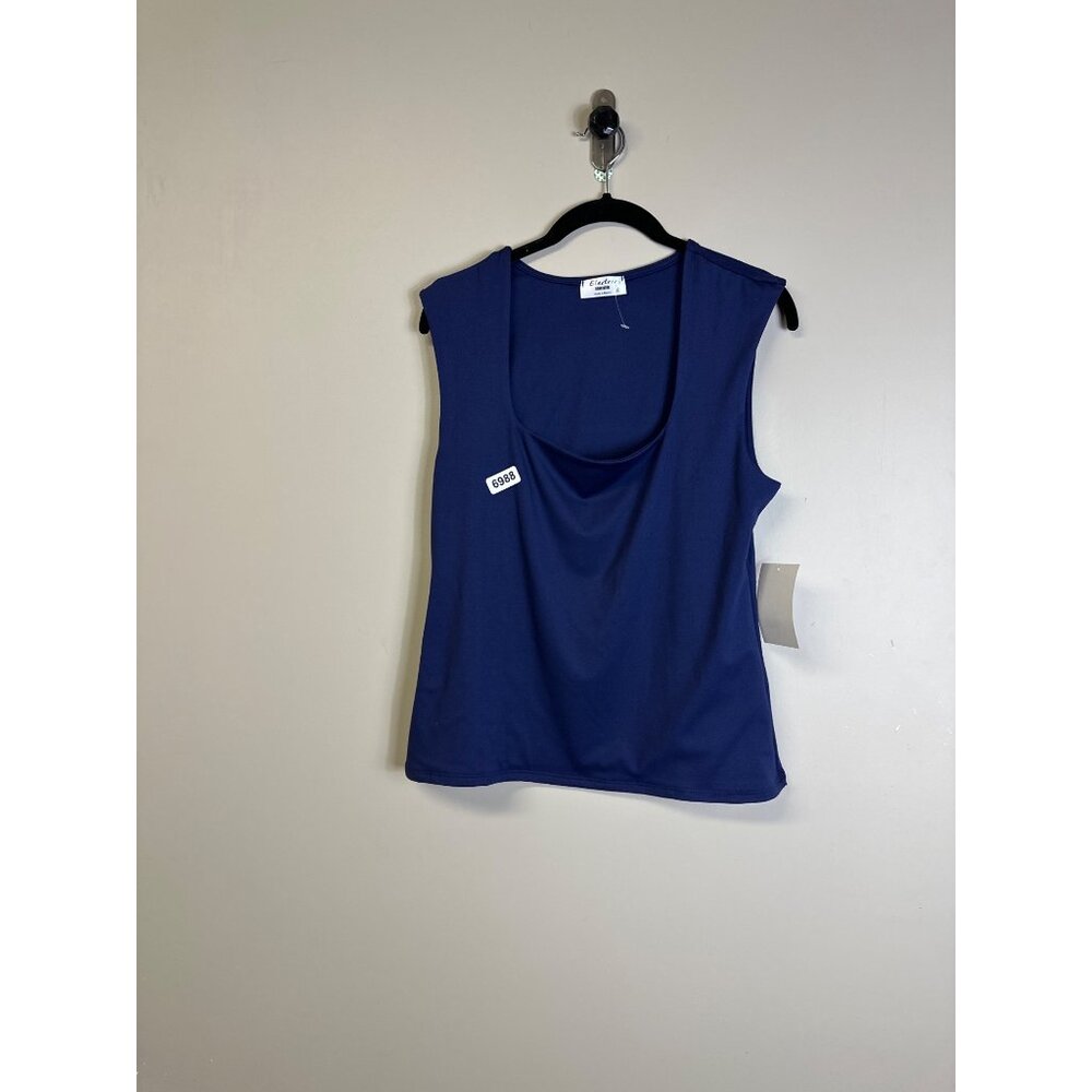 Electric  behavior xlarge blue  top net stretch
